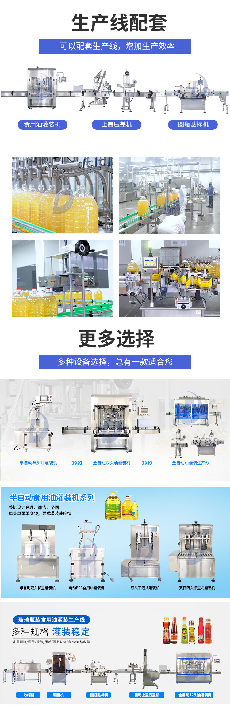 全自動(dòng)四頭食用油灌裝機(jī)